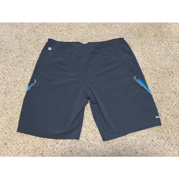 Marmot Men's Dark Gray Cargo HIking Shorts 12" Inseam Size 40 Waist Worn Flaw - Picture 4 of 6